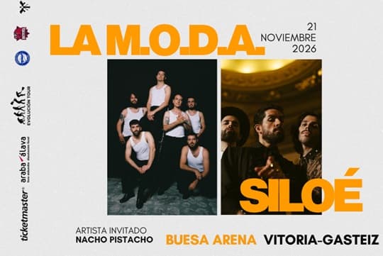 Entradas LA M.O.D.A. + SILOÉ (Vitoria-Gasteiz - Buesa Arena 21 de noviembre 2026)