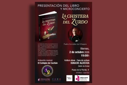 Presentación de libro: "La chistera del zurdo" (Pedro González de Viñaspre)