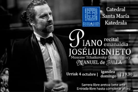 Concierto del pianista José Luis Nieto