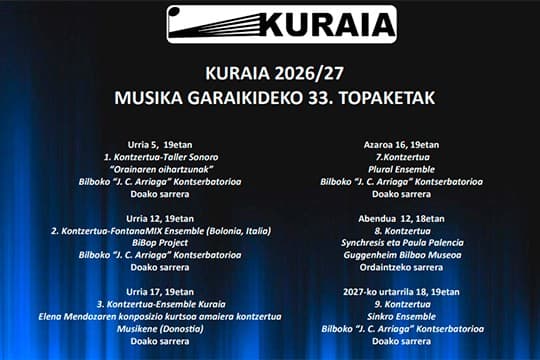 Kuraia 2026-2027: Elena Mendoza