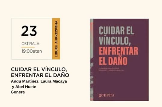 Presentación del libro "Cuidar el vínculo, enfrentar el daño"