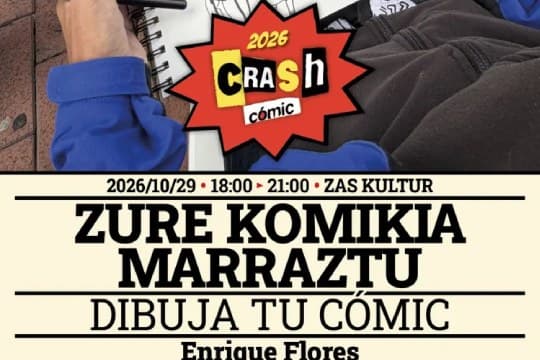 "Enrique Flores: dibuja tu cómic"