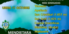 Apellaniz - SAN CRISTOBAL - SAN JUSTI - Cuevas Eremíticas - Markinez (Araba)