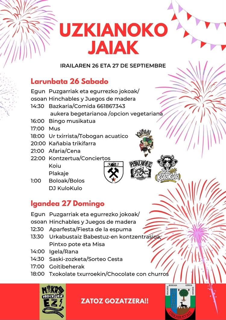 Fiestas de Uzkiano
