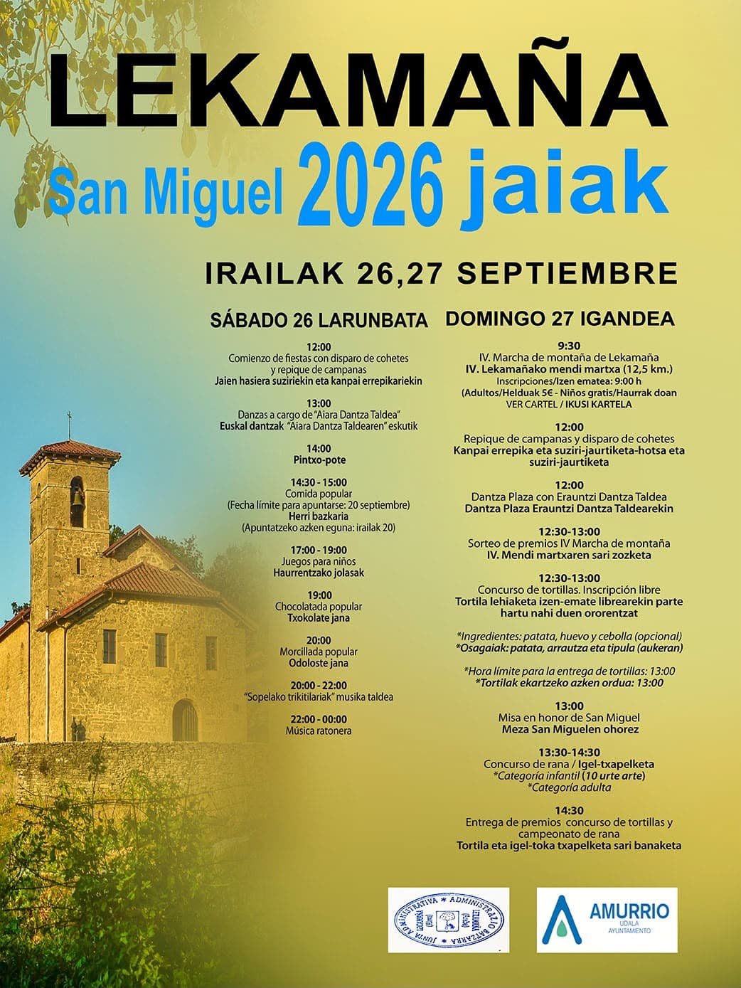 Fiestas de Lekamaña