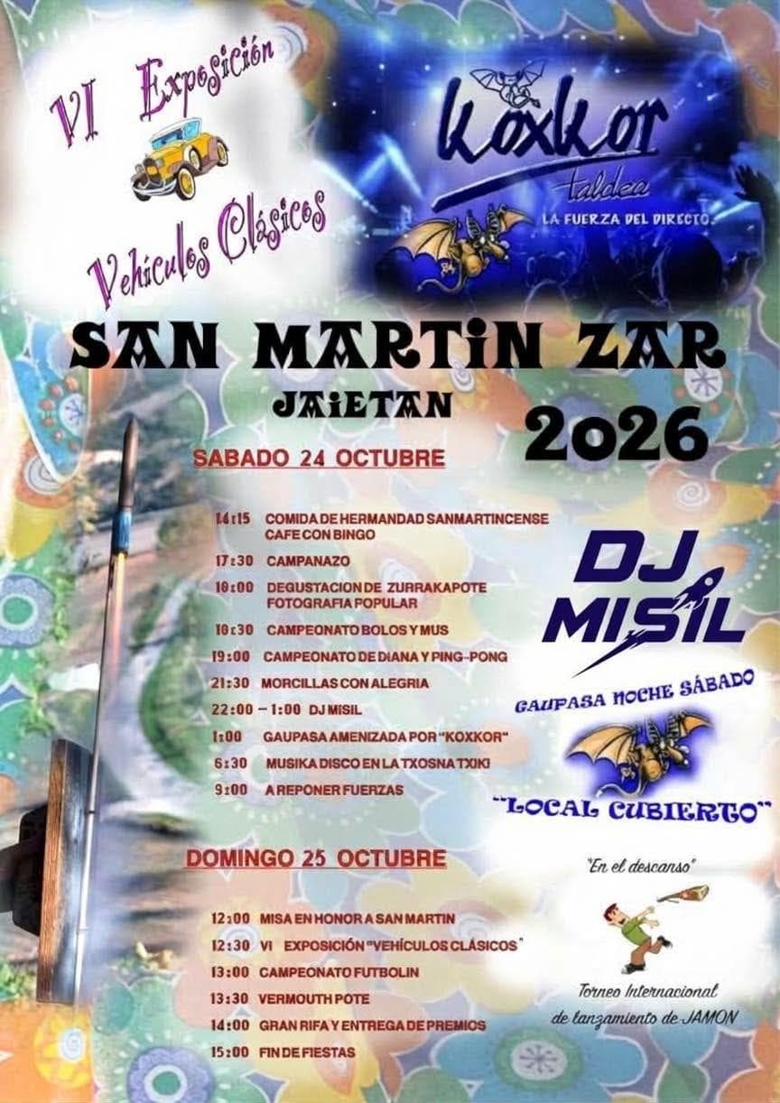 Fiestas de San Martín Zar