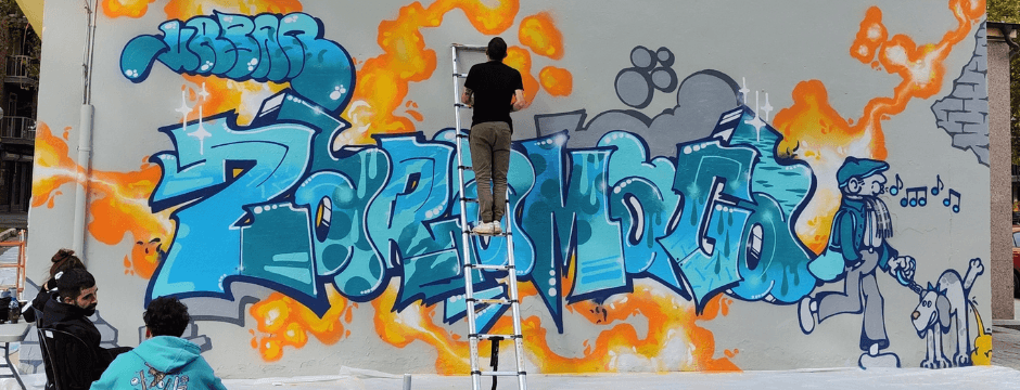 Exhibición de Graffiti Mural