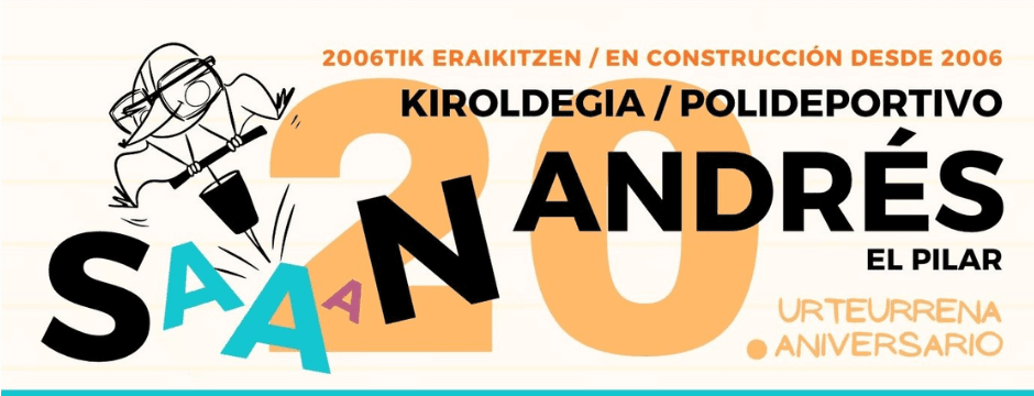 Actividades del 20 aniversario del polideportivo de San Andrés
