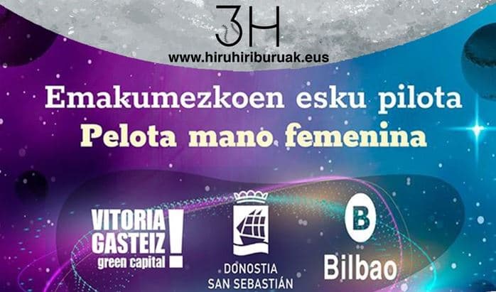 V Torneo Hiru Hiriburuak: cuartos de final de pelota mano femenina