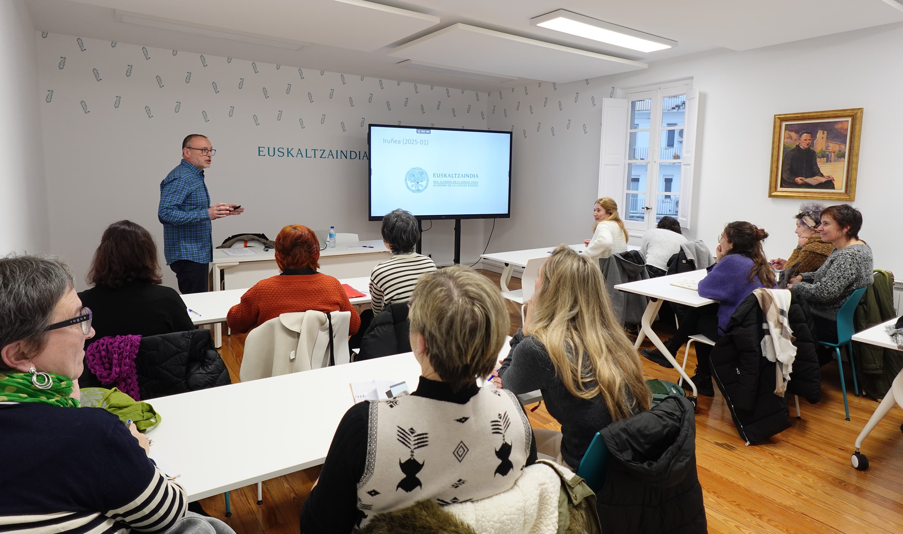 Curso sobre cómo usar los expresiones numéricas en euskara, impartido por Euskaltzaindia