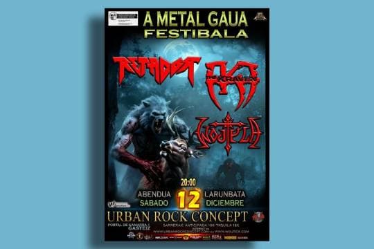 A Metal Gaua Festibala 2026: Retador + The Kraven + Wojtyla