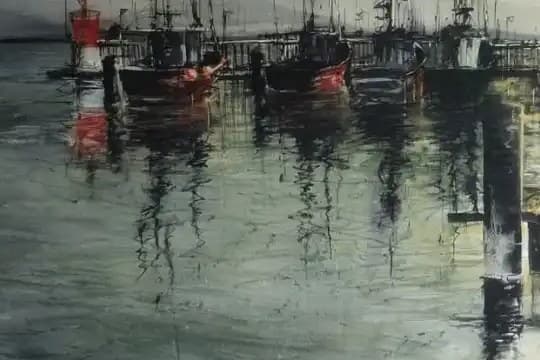 "Hojas de agua. Pintura en acuarela y acrílico", exposición de Iñaki Núñez Ruilope