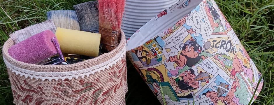 Taller: "Latas reutilizadas"