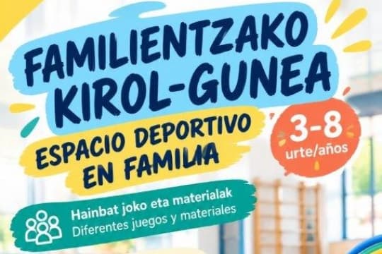 Espacio deportivo en familia